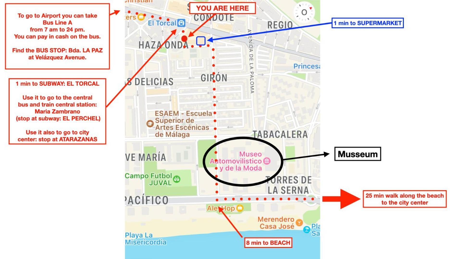 Completo Y Bello Apartamento En Málaga Eksteriør bilde